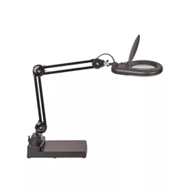   Asztali lámpa, LED, nagyító, MAUL Viso, fekete (VLM8263590)
