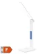 Asztali lámpa, LED, szabályozható, Qi töltővel, USB, HOME, fehér (VLMLA10Q)