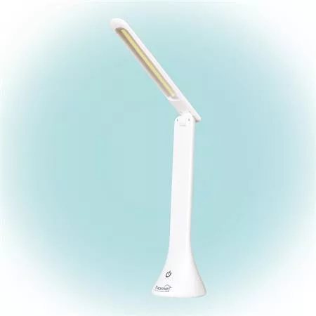 Asztali lámpa, LED, szabályozható, USB, HOME, fehér (VLMLA3)
