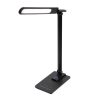 Asztali lámpa, LED, szabályozható, fém, éjjeli fény, HOME, fekete (VLMLA4)