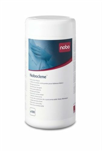 Nedves tisztítókendő, hengerben,100 db, NOBO Noboclene (VN1438)