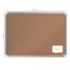Parafatábla, 60x45 cm, alumínium keret, NOBO Premium Plus (VN15179)