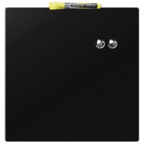   Üzenőtábla, mágneses, írható, fekete, 36x36 cm, NOBO/REXEL (VN3774)