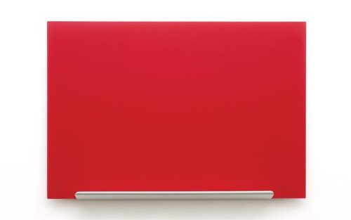 Mágneses üvegtábla, 55,9x99,3 cm, NOBO  Impression Pro, piros (VN5184)