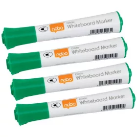   Táblamarker, kúpos hegyű, 2 mm, 10 db, NOBO Glide, zöld (VN5267)