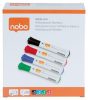 Táblamarker, kúpos hegyű, 2 mm, 10 db, NOBO Glide, vegyes (VN5268)