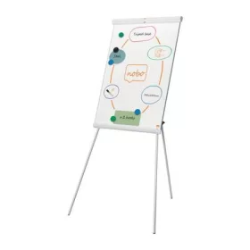   Flipchart tábla, mágneses felület, 70x100 cm, EcoLabel, NOBO Premium Plus, fehér (VN5701)
