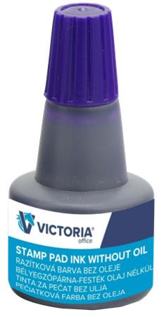 Bélyegzőfesték, 30 ml, VICTORIA OFFICE, kék (VOBFK)