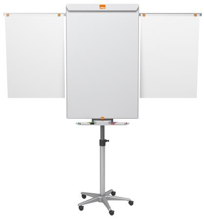 Flipchart tábla, mobil, mágneses felület, 2 db segédkarral, NOBO (VPT1920H)