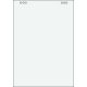 Flipchart papír, sima, 68x98 cm, 5x20 lap, VICTORIA VISUAL (VPTP)