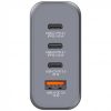 Hálózati töltő, 2xUSB-C PD (140W), USB-C PD (20W), USB-A QC 3.0, EU/UK/US, GaN, VERBATIM (VT32203)