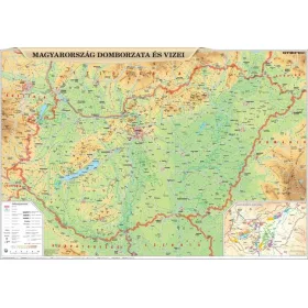   Könyökalátét, kétoldalas, STIEFEL Magyarország domborzata/ Kárpát medence domborzata  (VTK01)