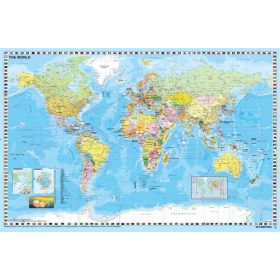   Könyökalátét, kétoldalas, STIEFEL Föld országai/ Föld domborzata (VTK19)