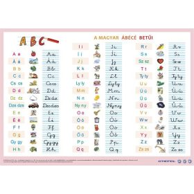   Könyökalátét, kétoldalas, A3, STIEFEL A magyar ábécé betűi (VTKA311)