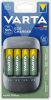 Elemtöltő, AA ceruza/AAA mikro, 4x2100 mAh, VARTAECO (VTL14)