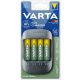 Elemtöltő, AA ceruza/AAA mikro, 4x2100 mAh, VARTAECO (VTL14)