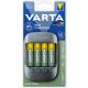 Elemtöltő, AA ceruza/AAA mikro, 4x2100 mAh, VARTAECO (VTL14)