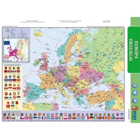   Tanulói munkalap, A4, STIEFEL Európa közigazgatása / Európa domborzata (VTM21)