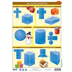   Tanulói munkalap, A4, STIEFEL Felszínszámítás /munkaoldal (VTM55)