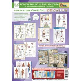   Tanulói munkalap csomag, 5 munkalap, 1 alátét, filc, STIEFEL Biológia (VTMCS05U)
