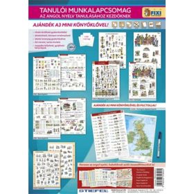   Tanulói munkalap csomag, 5 munkalap, 1 alátét, filc, STIEFEL Angol nyelvtanulás (VTMCS07U)