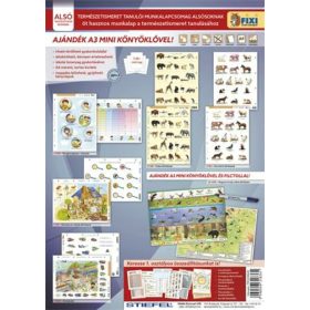   Tanulói munkalap csomag, 5 munkalap, 1 alátét, filc, STIEFEL Természetismeret alsósoknak (VTMCS09)