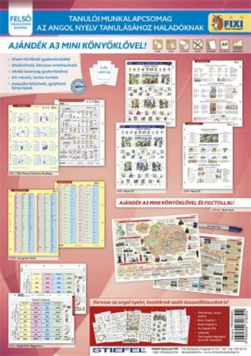 Tanulói munkalap csomag, 5 munkalap, 1 alátét, filc, STIEFEL Angol haladóknak (VTMCS12)