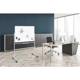   Átfordítható tábla, mágneses kétoldalas, 90x120 cm, VICTORIA VISUAL (VVBAT01)