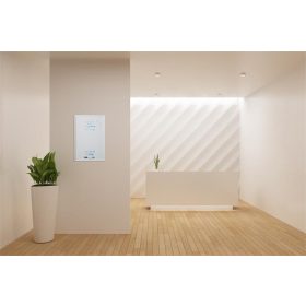   Üzenőtábla, mágneses, 60x40 cm, fehér fa keret, VICTORIA VISUAL, Travel (VVBT03)