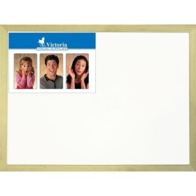   Fehértábla, nem mágneses, 30x40 cm, fa keret, VICTORIA VISUAL (VVI1)