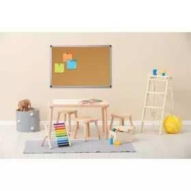   Parafatábla, 90x180 cm, alumínium keret, VICTORIA VISUAL (VVI23)