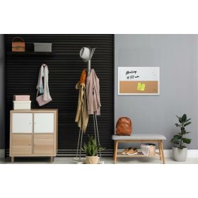   Kombitábla, mágneses, parafa, 60x40 cm, fehér keret, VICTORIA VISUAL, Elements (VVIK02)