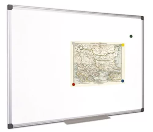 Fehértábla, mágneses, 90x120 cm, alumínium keret, VICTORIA VISUAL (VVIM03)