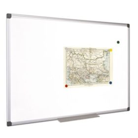   Fehértábla, mágneses, 100x200 cm, alumínium keret, VICTORIA VISUAL (VVIM08)