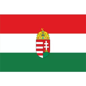 Zászló, magyar, címerrel 40x60 cm (ZMC4060)