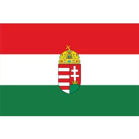Zászló, magyar, címerrel 60x90 cm (ZMC6090)