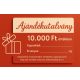 Elektronikus ajándékutalvány 10000 Ft értékben