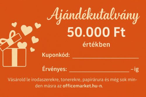 Elektronikus ajándékutalvány 50000 Ft értékben