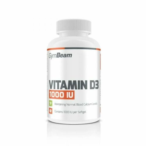 D3-vitamin 1000 NE - GymBeam 120 kapszula