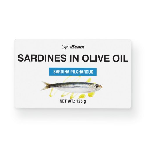 Szardínia olívaolajban 125g - GymBeam