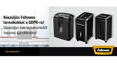 Készüljön FELLOWES termékekkel a GDPR-ra!