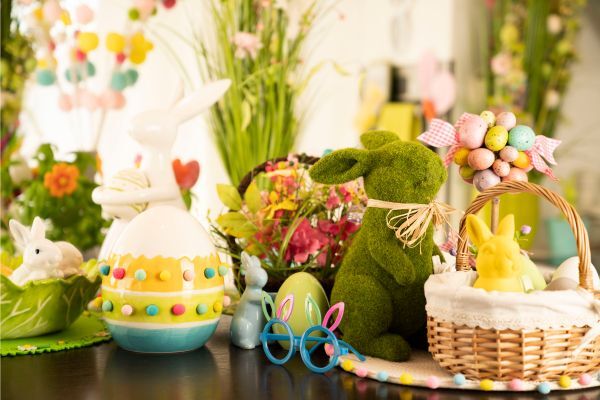 Húsvéti dekoráció: asztaldekoráció